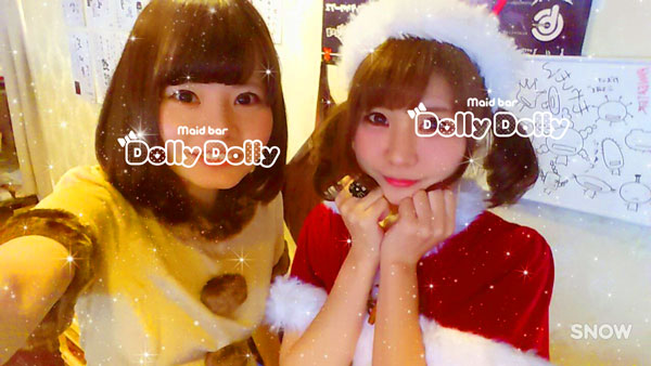 クリスマスイベントのスタッフ写真
